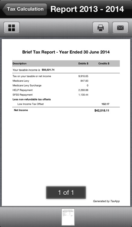 TaxApp - Australian Income Tax Calculator screenshot-4