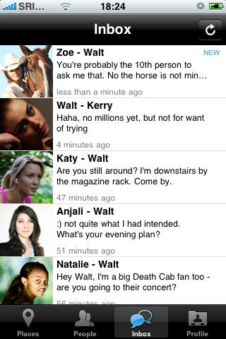 Singles - Foursquare dating screenshot 2