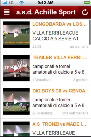 Calcio Amatoriale screenshot 2