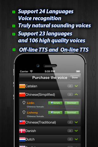 iPronunciation FREE - 60+ languages Translation for Google VS. Bing screenshot 4