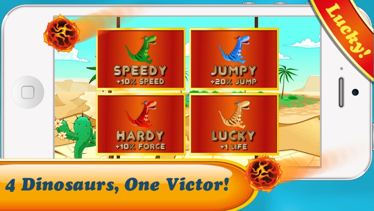 Run Dino Run 2: Play funny baby TRex Dinosaur racing in a prehistoric jurassic world park - Newest HD free game for iPad by Tiltan Games screenshot-3