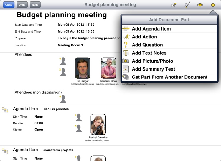 Meeting Gold - Ultimate meeting note taking and action tracking.