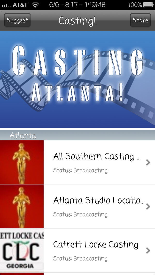 How to cancel & delete Casting ATL - Local casting calls for extras, actors, models, dancers, musicians, interns, and crew in Atlanta Georgia. from iphone & ipad 1