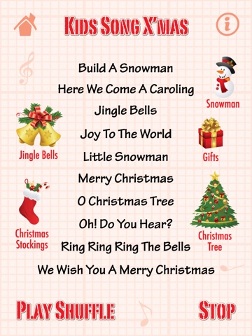 Kids Song X'mas for iPad - Christmas Songs screenshot 2