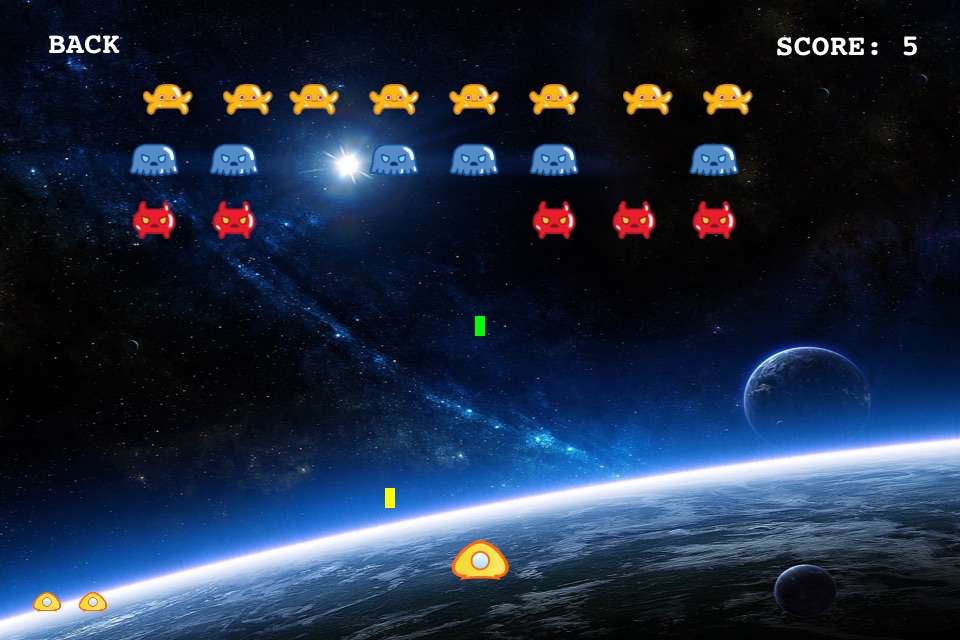 Cute Invaders: classic space arcade shootout spinoff screenshot 4