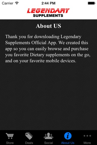 Legendary Supplements screenshot 4