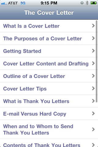 My Cover Letter screenshot 2