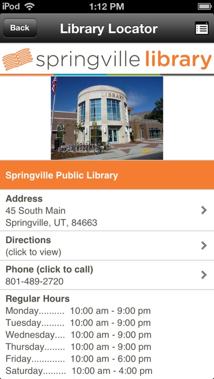 Springville Lib screenshot-3