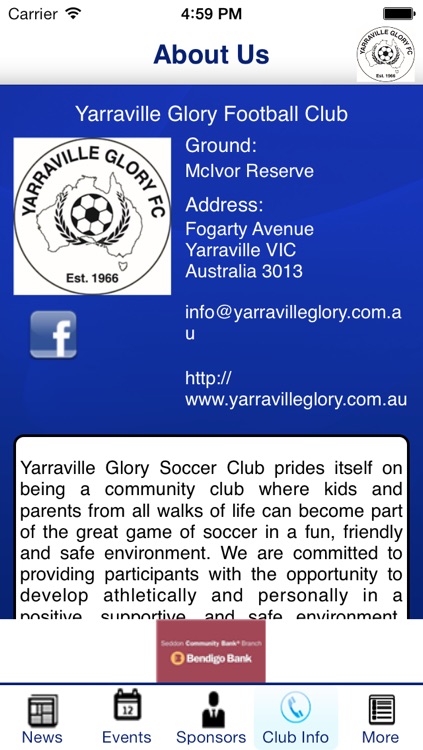 Yarraville Glory Football Club screenshot-3