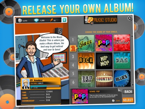 POP ROCKS WORLD HD - MUSIC RPG GAME screenshot 3