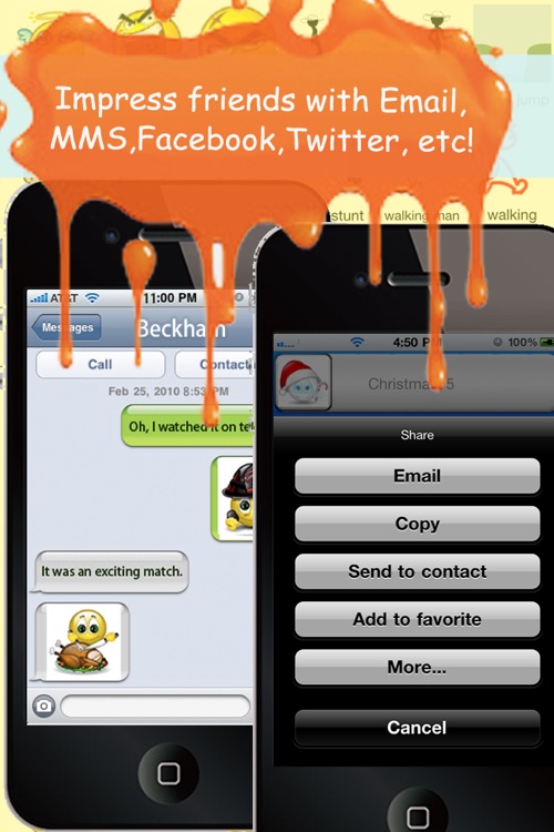 Animoticons+Emoji PRO for MMS & Facebook Text Messaging(FREE) screenshot-4