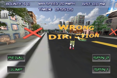 Extreme Roller Skater 3D Free Street Racing Skating Game screenshot 4