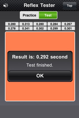 Reflex Tester screenshot 2