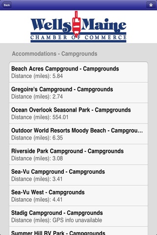 Wells Maine Chamber of Commerce screenshot 2