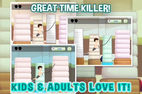 Gym Man Sports - A Swing, Angry Run And Jump Gran-d Gymnastics Game For Kids screenshot 3