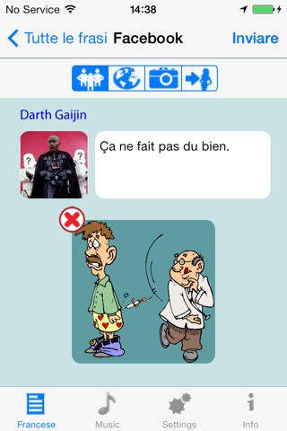 Francese - Talking Italian to French Phrase Book screenshot 2