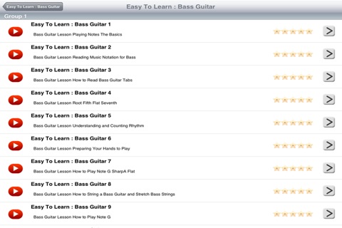 Easy To Learn : Bass Guitar screenshot 2