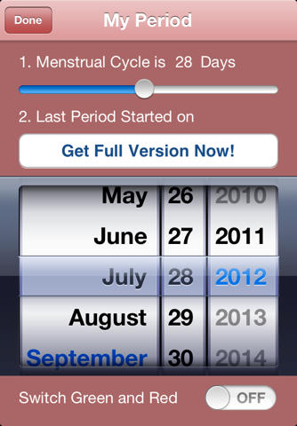 Maybe Baby 2016 Lite - Fertility / Ovulation Diary, Period Tracker, Menstrual Calendar, Pregnancy & Gender Predictor screenshot 4