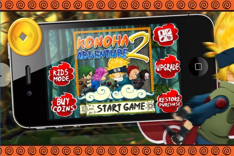 Konoha Adventure 2 - Ninja Forest Battle screenshot 2