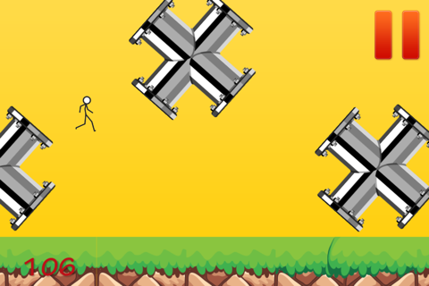 Flappy Stick-man Obstacle Course 2 - The Extreme Challenge screenshot 4