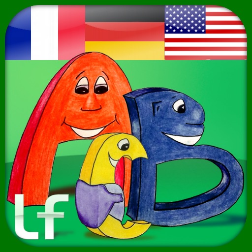 Easy ABC – Trilingual French, German and English alphabet for kids