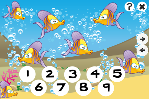 123 Counting Fish for Children: Learn to Count the Numbers 1-10 screenshot 2