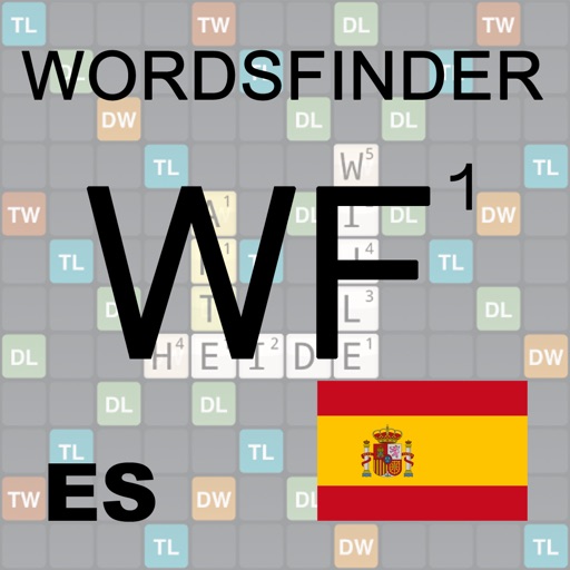 Words Finder Wordfeud Español/Spanish - find the best words for Wordfeud, crossword and cryptogram Icon