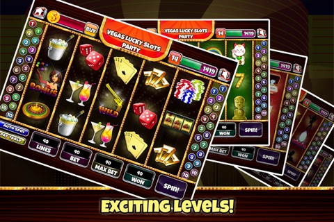 Vegas Lucky Slots Party – Mega Million Sweepstakes Progressive Multiline Casino Game screenshot 2
