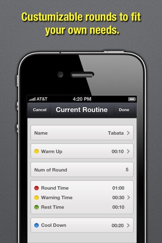 Round Timer - For Fitness and Workouts screenshot 2