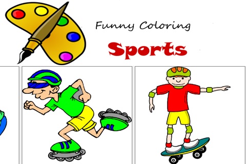 Funny Coloring Sports screenshot 2