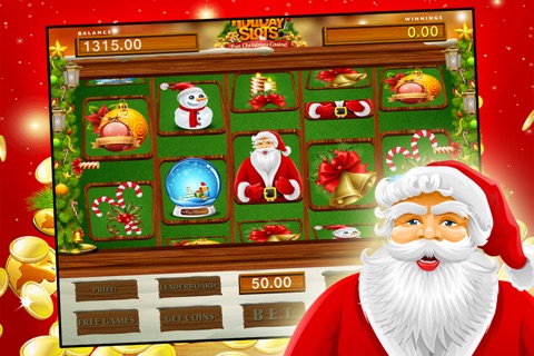 A Holiday Slots Fun Christmas Casino : Play Free For-ever With Daily Slot Machine Bonus screenshot 2