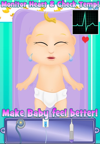 Baby Nurse - Virtual Kids Baby Hospital Care screenshot 2