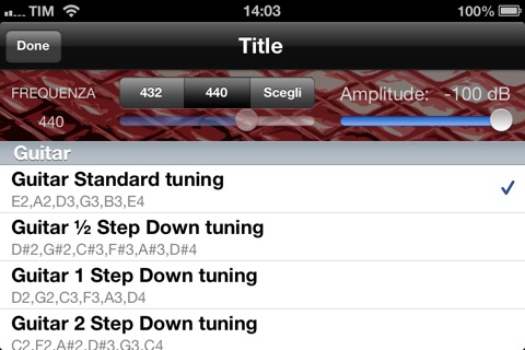 Perfect Tune: Guitar Tuner screenshot 2