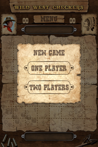 Wild West Checkers free screenshot 3