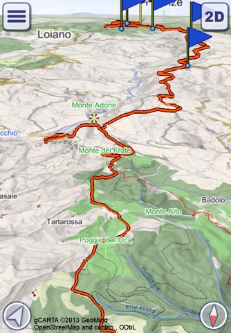 Alta Via dei Parchi - 3D Maps screenshot 2