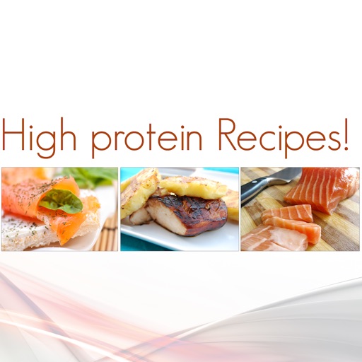 High Protein Recipes and Weight Tracker icon