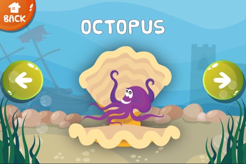 ABC Baby Ocean Animals Free - 3 in 1 Game for Preschool Kids - Learn Names of Marine Life screenshot 4