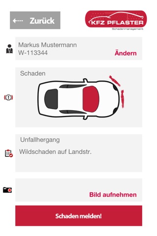 KFZ Pflaster - Schadenmeldung screenshot 3