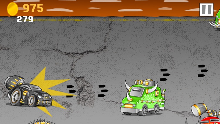 Monster Car Gun Run Racing - Highway Shooting Showdown Rider Free Game screenshot-3