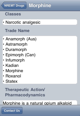 NREMT Paramedic Medications screenshot 2
