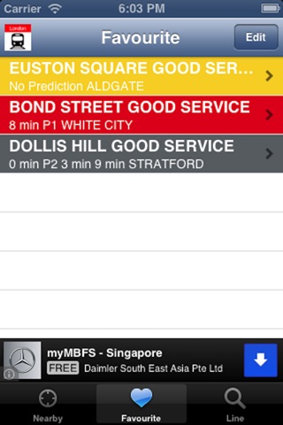 Live London Tube Tracker screenshot 3