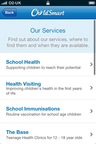 NHS ChildSmart screenshot 4