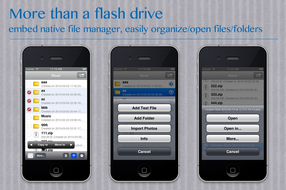 jDisk -  Convert Your Device to a Wireless Flash Drive with File Viewer screenshot 2