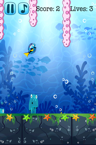 Jelly Fish Swim Rally- Escape Jellyfish Sponge Dive reef screenshot 4