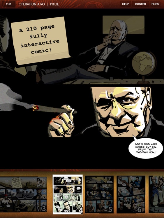 CIA : Operation Ajax the Interactive Graphic Novel for iPad