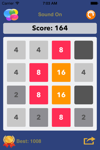 2048 Addict Game screenshot 2