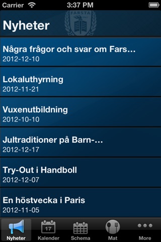 Farsta Gymnasium Stockholm screenshot 2