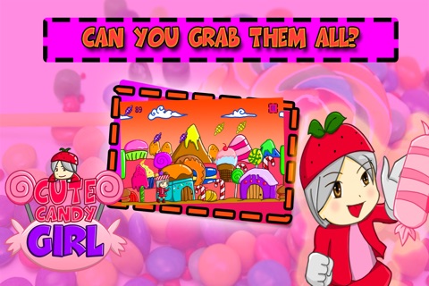 Cute Candy Girl - Bubble Gum Run in Cupcake Village screenshot 4