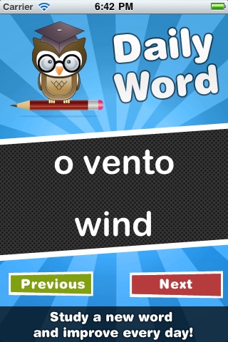 Portuguese Daily Word screenshot 2