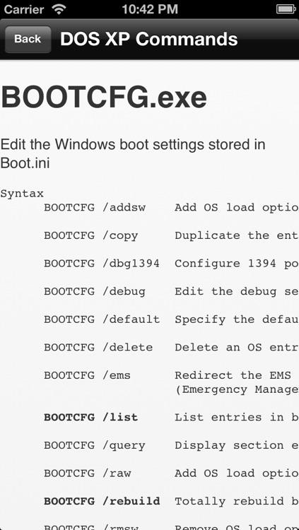 Command Line Reference screenshot-3